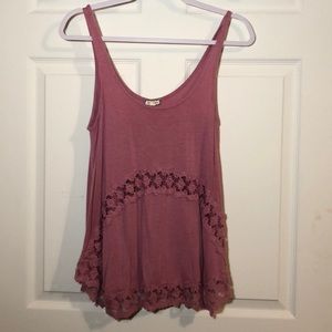 Lace tank top